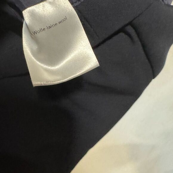 AKRIS Navy Blue Short Sleeve Wool Blazer - Picture 10 of 12